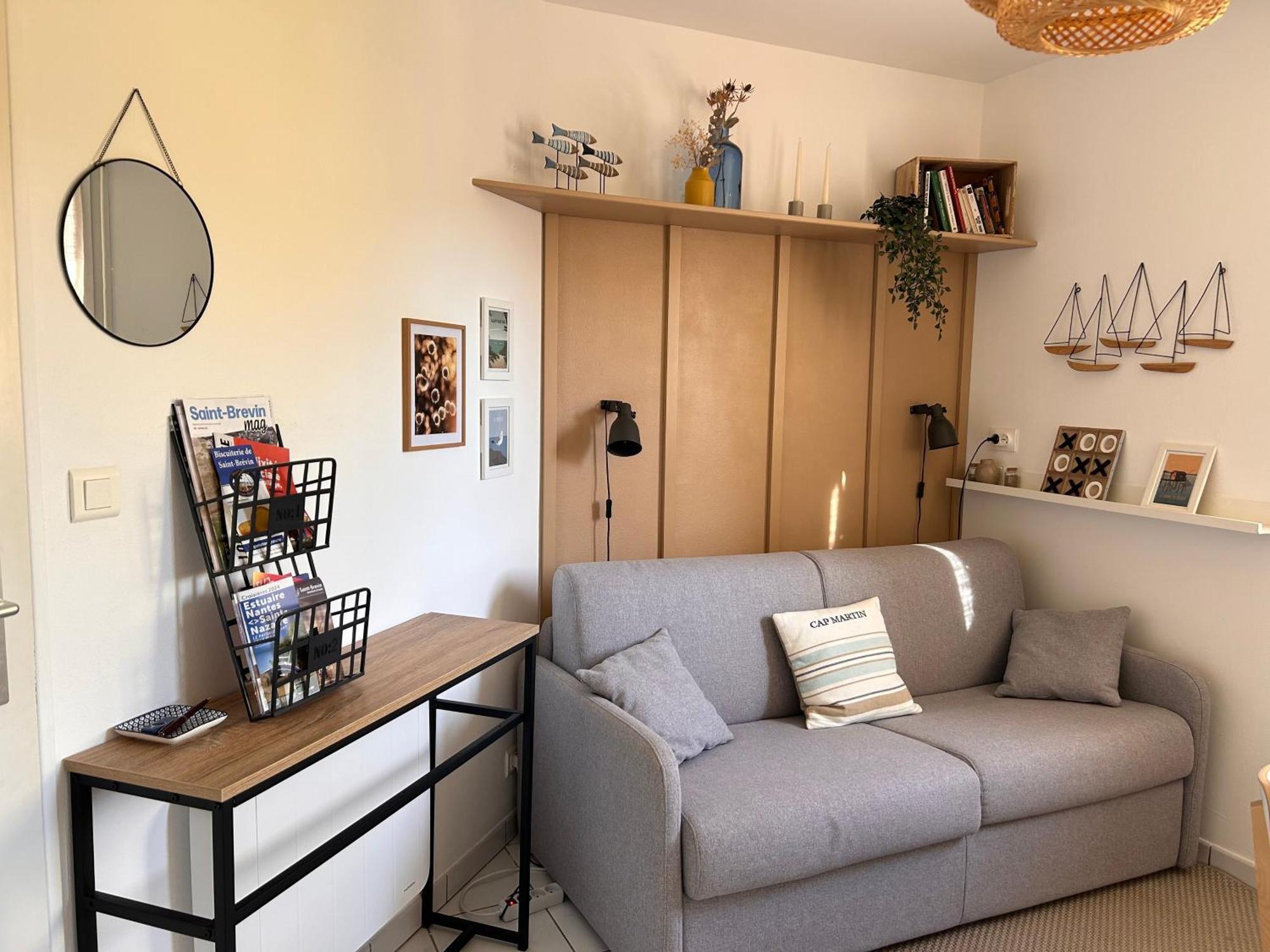 Evasion Bord De Mer Studio A 50M De La Plage 圣布里文莱丝皮恩 外观 照片